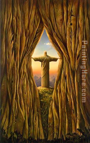 Vladimir Kush above the world
